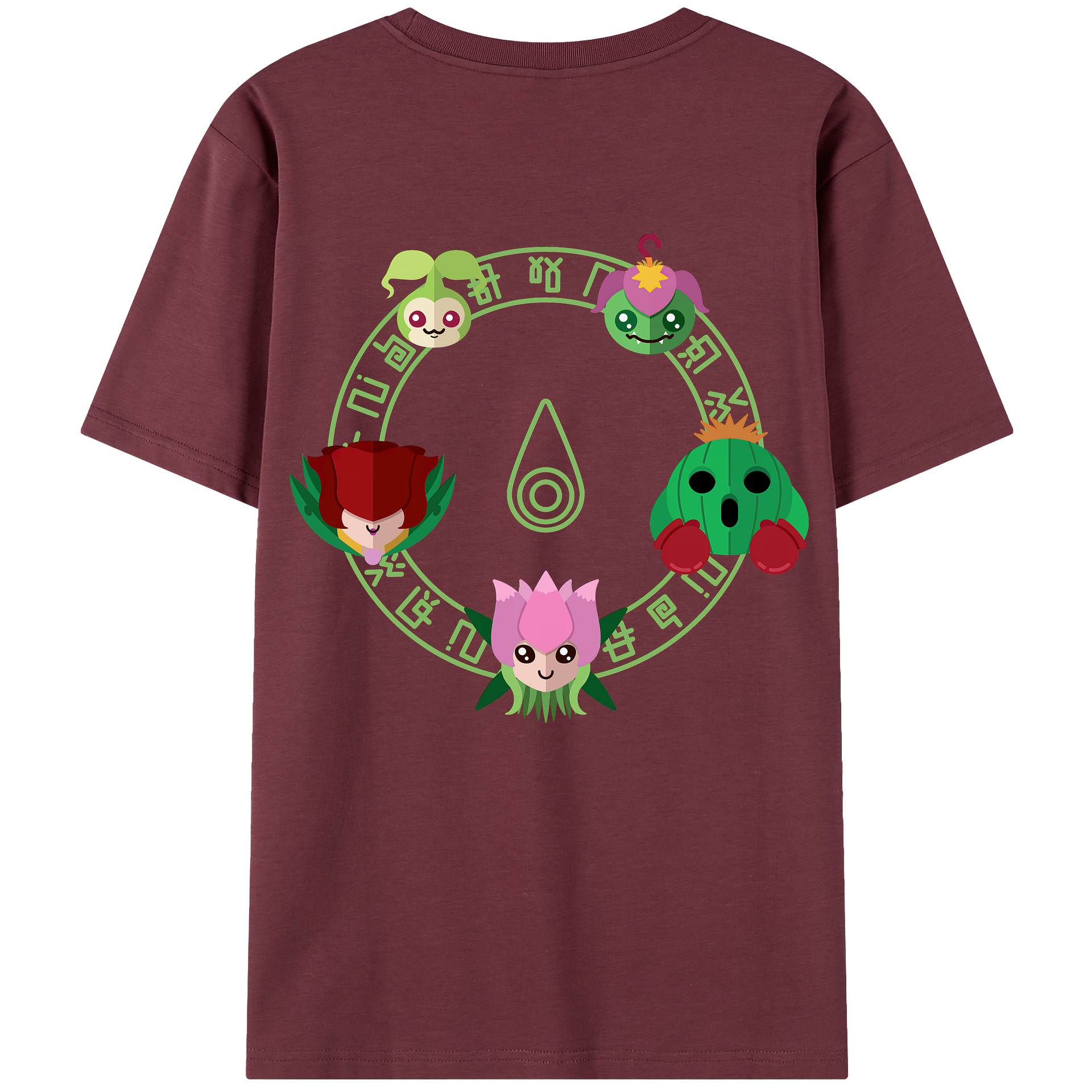 （画像用） Digimon デジタルモンスター/デジモン 綿100％半袖Tシャツ（背面プリント）
